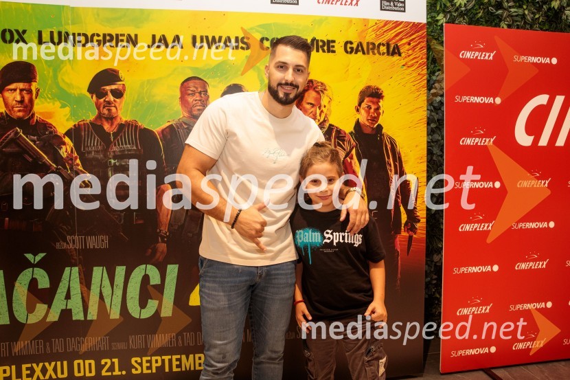  Challe Salle, glasbenik, raper;  ... Action Night s filmom Plačanci 4 v Cineplexx Ljubljana