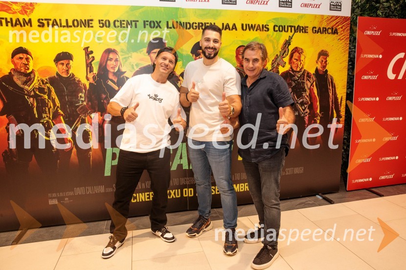  ... ;  Challe Salle, glasbenik, raper;  Rok Cvetkov, kaskaderAction Night s filmom Plačanci 4 v Cineplexx Ljubljana