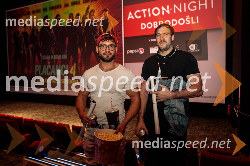 Action Night s filmom Plačanci 4 v Cineplexx Ljubljana