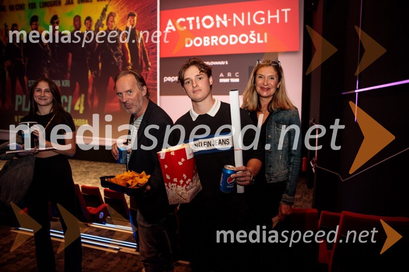  Vanja Vardjan, odgovorni urednik Razvedrilnega programa TV Slovenija;  ... ;  ... Action Night s filmom Plačanci 4 v Cineplexx Ljubljana