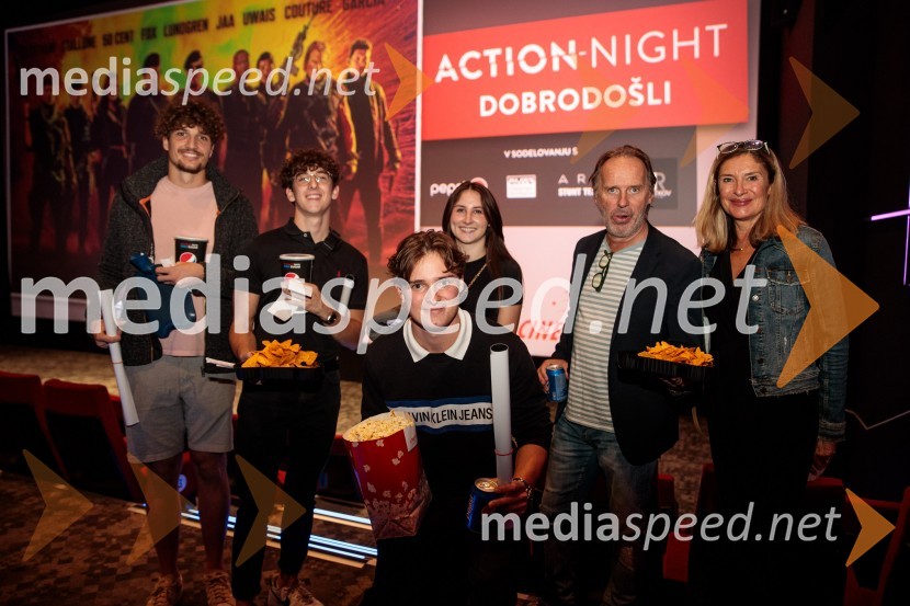  ... ;  ... ;  ... ;  ... ;  Vanja Vardjan, odgovorni urednik Razvedrilnega programa TV Slovenija;  ... Action Night s filmom Plačanci 4 v Cineplexx Ljubljana