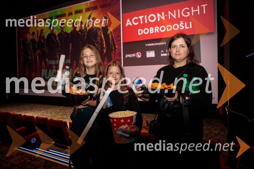 Action Night s filmom Plačanci 4 v Cineplexx Ljubljana