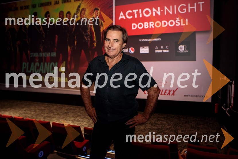  Rok Cvetkov, kaskaderAction Night s filmom Plačanci 4 v Cineplexx Ljubljana