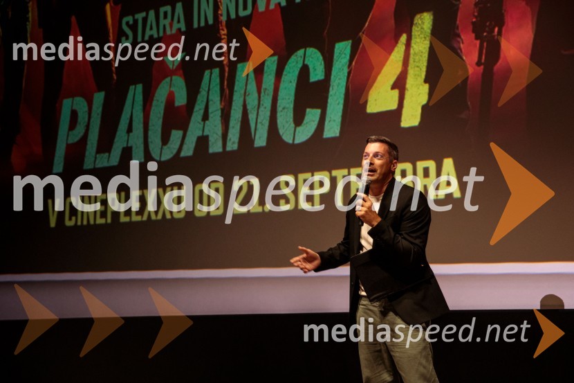  Klemen Bučan, radijski voditelj, stand-up komik, DJAction Night s filmom Plačanci 4 v Cineplexx Ljubljana