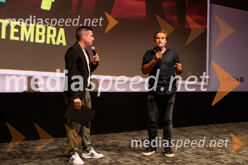  Klemen Bučan, radijski voditelj, stand-up komik, DJ;  Rok Cvetkov, kaskaderAction Night s filmom Plačanci 4 v Cineplexx Ljubljana