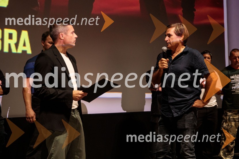  Klemen Bučan, radijski voditelj, stand-up komik, DJ;  Rok Cvetkov, kaskaderAction Night s filmom Plačanci 4 v Cineplexx Ljubljana