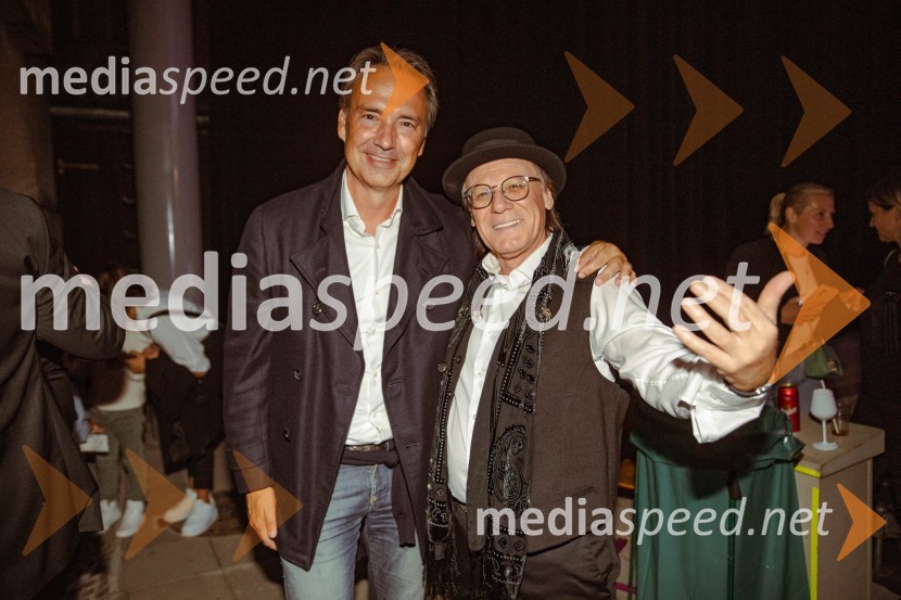  Tomislav  Čizmić, predsednik uprave, Mercator d.d.;  Zdenko Cotič - Coto, glasbenikJan Plestenjak, koncert v Križankah