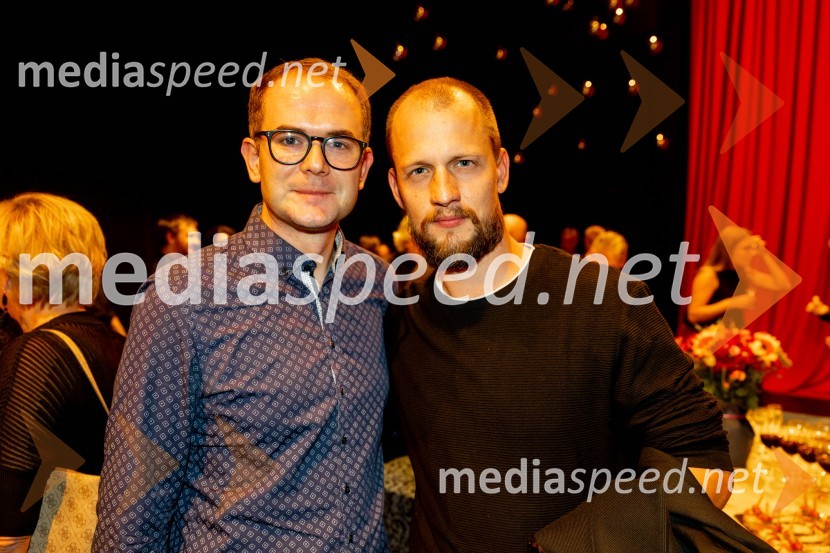  Rok Andres, dramaturg, selektor Teden slovenske drame;  Jernej Gašperin, igralecAntigona, prva premiera nove sezone v SNG Drama Ljubljana