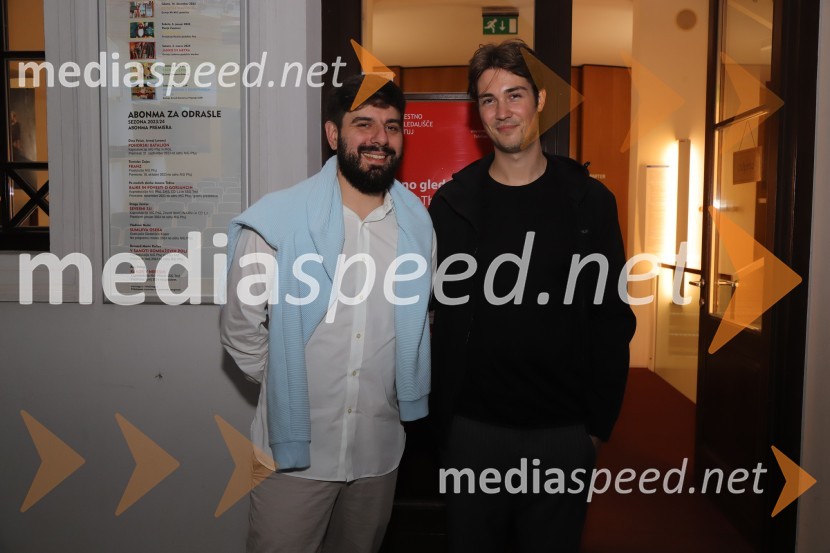  Dino Pešut, dramaturg in dramatik;  Žiga Hren, AGRFT, študent gledališke režijePremiera koprodukcijske predstave Pohorski bataljon