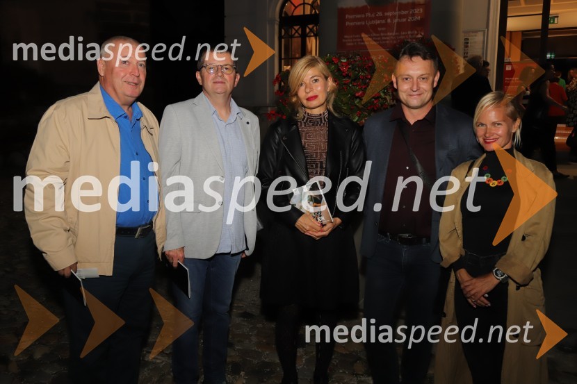  Miloš Latinović;  Miroslav Miki Radonjić;  Ana Tasič, gledališka kritičarka;  Peter Srpčič, direktor, Mestno gledališče Ptuj;  Bojana Tanjga, kritičarkaPremiera koprodukcijske predstave Pohorski bataljon