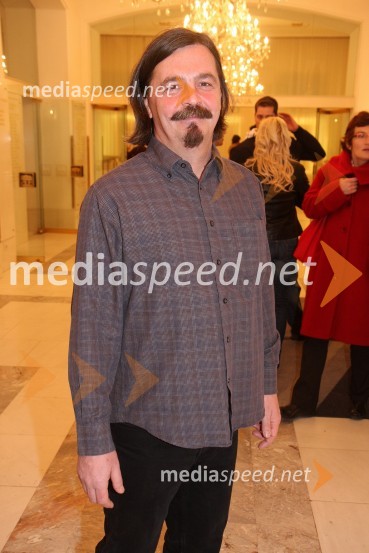 Vladimir Šega, organizator koncertovZoran Predin & The Gypsy Swing band, koncert v SNG Maribor