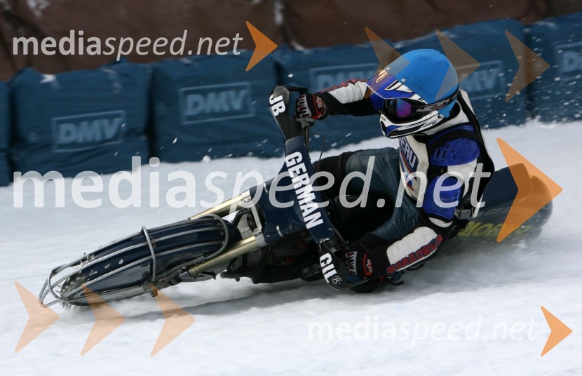 Younir Bazeev (Rusija)SPEEDWAY NA LEDU, polfinale svetovnega prvenstva posameznikov, 2. dirka