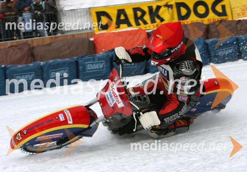 Viatcheslav Nikulin (Nemčija)SPEEDWAY NA LEDU, polfinale svetovnega prvenstva posameznikov, 2. dirka