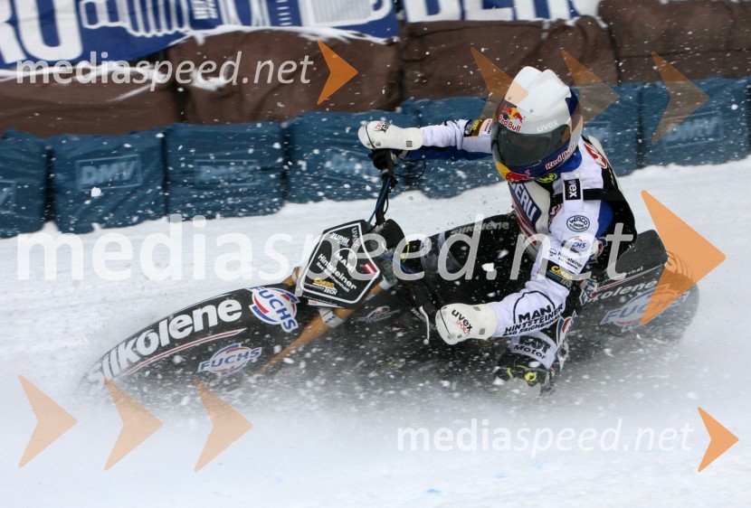 Franz Zorn (Avstrija)SPEEDWAY NA LEDU, polfinale svetovnega prvenstva posameznikov, 2. dirka