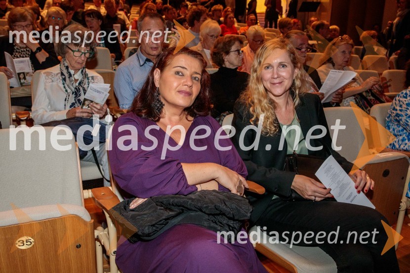 mag. Mateja Demšič, vodja oddelka za kulturo, Mestna občina Ljubljana;  Natalie Kauther, veleposlanica, Nemško zunanje ministrstvoKoncert Ensemble Moderna v Cankarjevem domu