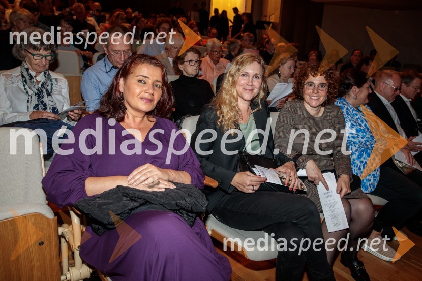 mag. Mateja Demšič, vodja oddelka za kulturo, Mestna občina Ljubljana;  Natalie Kauther, veleposlanica, Nemško zunanje ministrstvo; dr. Alix Landgrebe, direktorica, Goethe Institut v LjubljaniKoncert Ensemble Moderna v Cankarjevem domu