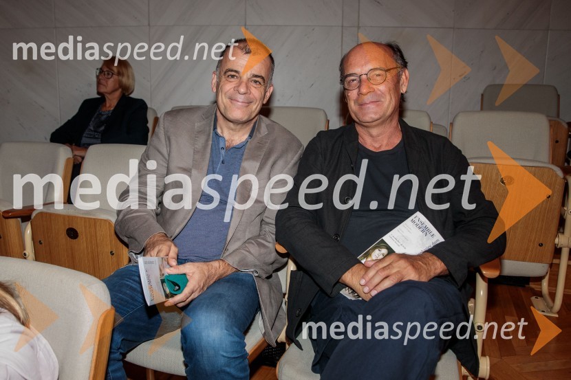  Matej Šarc, Direktor Slovenske filharmonije;  Franck Ollu, glasbeni izvajalecKoncert Ensemble Moderna v Cankarjevem domu