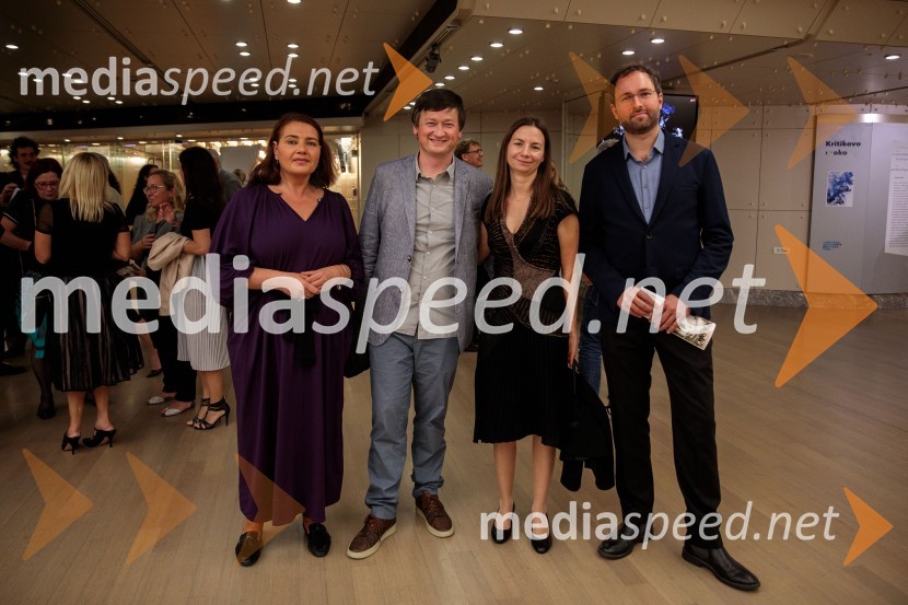 mag. Mateja Demšič, vodja oddelka za kulturo, Mestna občina Ljubljana;  Franc Kosem, trobentač;  Nina Šenk Kosem, skladateljica;  Vito Žuraj, skladateljKoncert Ensemble Moderna v Cankarjevem domu