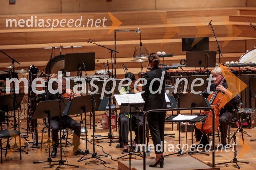  Lucie  Leguay, dirigentkaKoncert Ensemble Moderna v Cankarjevem domu