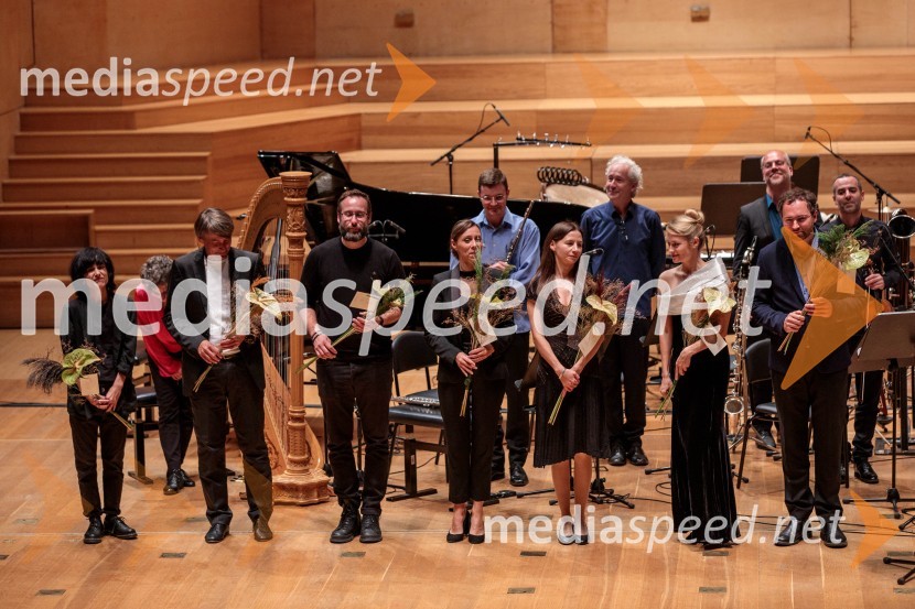  Ana Pepelnik, pesnica;  Aleš Šteger, programski vodja, Beletrina;  Matej Bonin, skladatelj;  Lucie  Leguay, dirigentka;  Nina Šenk Kosem, skladateljica;  Nika Gorič, sopranistka;  Vito Žuraj, skladateljKoncert Ensemble Moderna v Cankarjevem domu