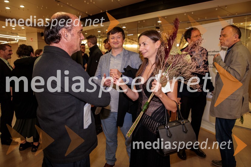  Franck Ollu, glasbeni izvajalec;  Franc Kosem, trobentač;  Nina Šenk Kosem, skladateljicaKoncert Ensemble Moderna v Cankarjevem domu