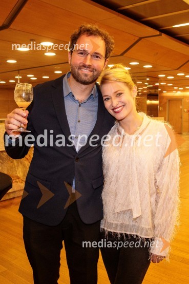  Vito Žuraj, skladatelj;  Nika Gorič, sopranistkaKoncert Ensemble Moderna v Cankarjevem domu