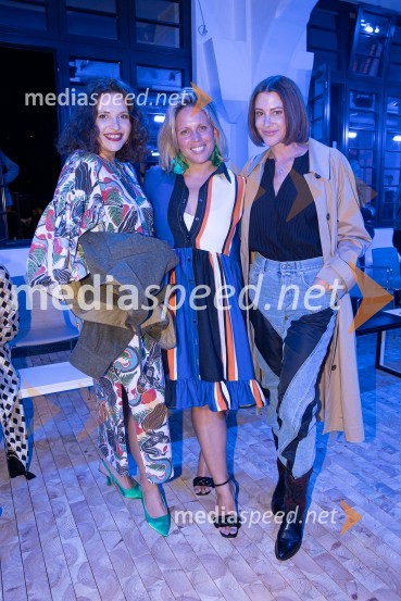  ... ;  Manja Stević, voditeljica, Jutro na Planetu;  Hannah Mancini, pevkaLjubljana Fashion Week 2023, modne revije, prvi dan