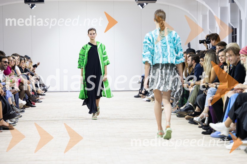  Katalina  Simonič, finalistka Miss Slovenije 2018Ljubljana Fashion Week 2023, modne revije, prvi dan