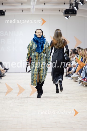  Pika  Zrim, urednica spletnega portala citylife.si in modna vplivnicaLjubljana Fashion Week 2023, modne revije, prvi dan