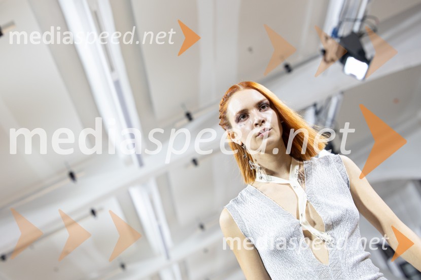  Marija Klun, manekenkaLjubljana Fashion Week 2023, modne revije, prvi dan
