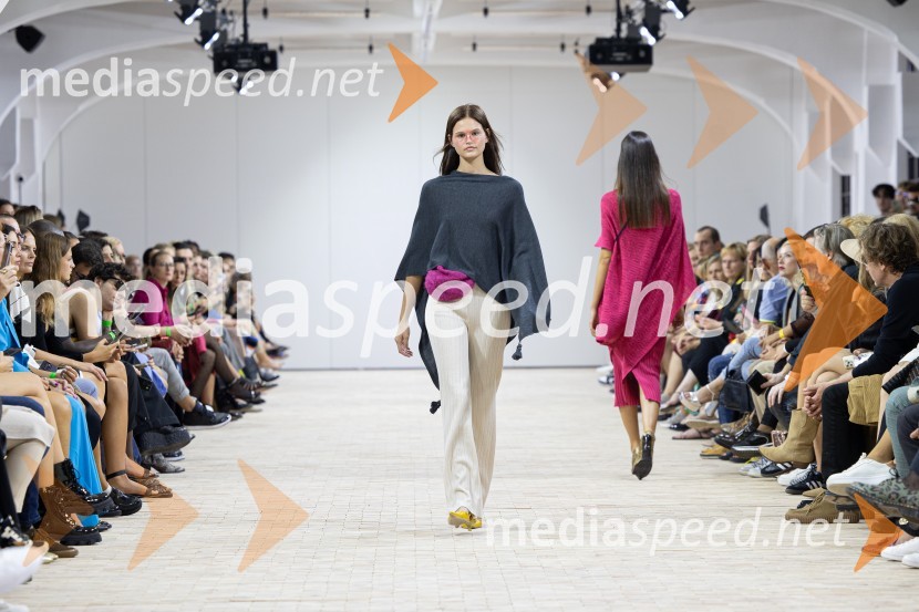  Katalina  Simonič, finalistka Miss Slovenije 2018Ljubljana Fashion Week 2023, modne revije, prvi dan