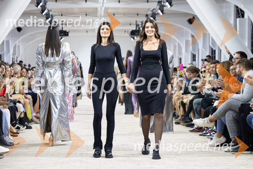  Mia Aleksandra Lukač, modna oblikovalka, M. Fiction;  Mateja Lukač, modna oblikovalka, M. FictionLjubljana Fashion Week 2023, modne revije, prvi dan