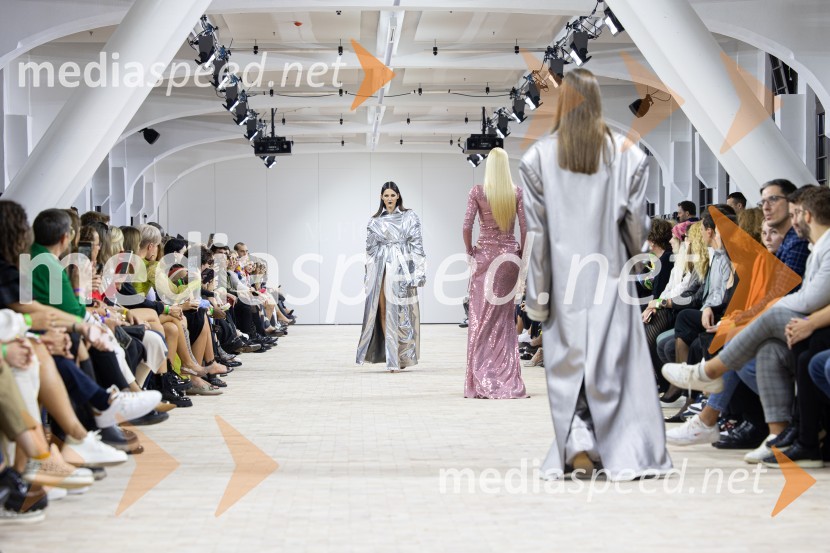  Prisha Alfirev Justinek, manekenkaLjubljana Fashion Week 2023, modne revije, prvi dan
