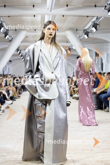  Prisha Alfirev Justinek, manekenkaLjubljana Fashion Week 2023, modne revije, prvi dan