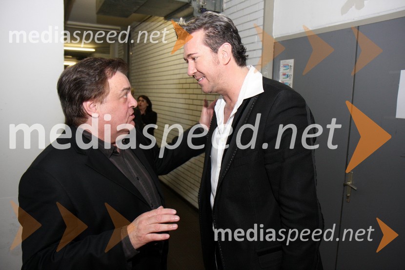 Krunoslav Kičo Slabinac, hrvaški pevec in Werner Brozović, pevecWerner z gosti, koncertna turneja