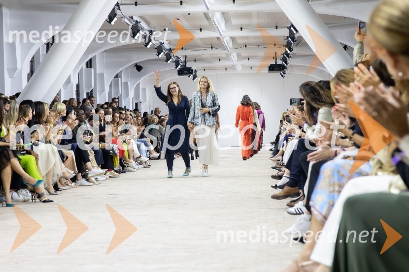  Mojca Celin, modna oblikovalka;  Petja Selan, modna oblikovalkaLjubljana Fashion Week 2023, modne revije, drugi dan