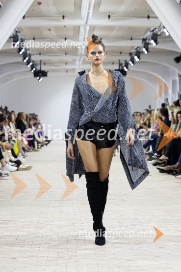  Katalina  Simonič, finalistka Miss Slovenije 2018Ljubljana Fashion Week 2023, modne revije, drugi dan
