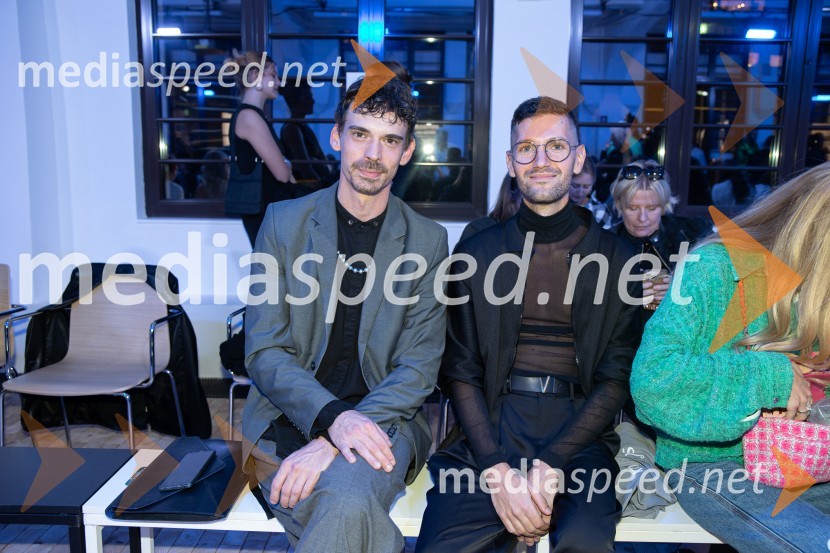  Nejc Cijan Garlatti, igralec;  ... Ljubljana Fashion Week 2023, modne revije, drugi dan