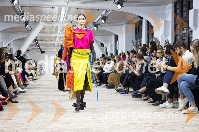  Katalina  Simonič, finalistka Miss Slovenije 2018Ljubljana Fashion Week 2023, modne revije, drugi dan