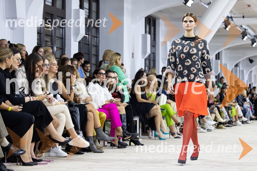  Katalina  Simonič, finalistka Miss Slovenije 2018Ljubljana Fashion Week 2023, modne revije, drugi dan