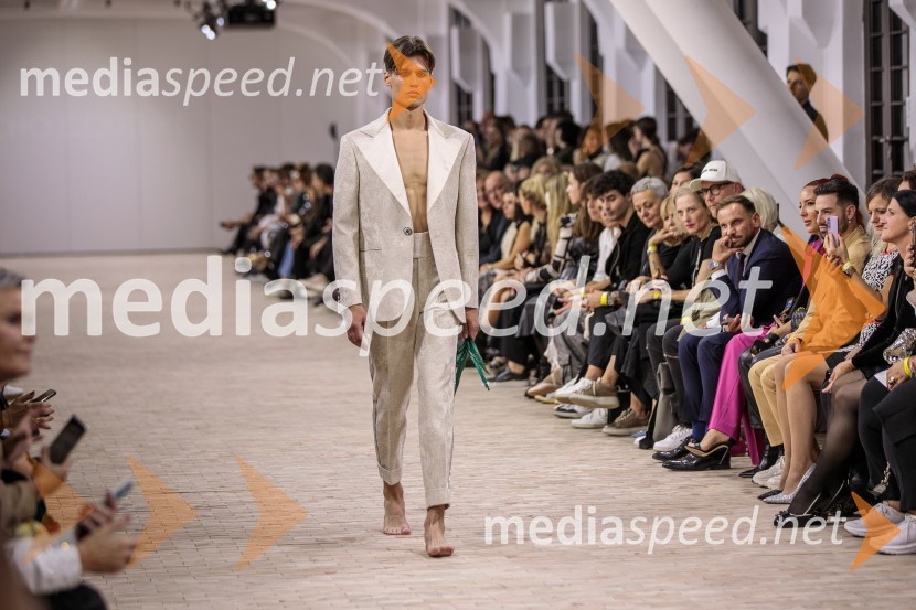  Žan  Ražem, modelLjubljana Fashion Week 2023, modne revije, tretji dan