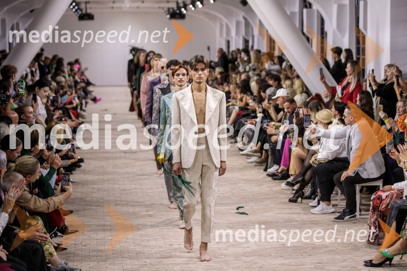  Žan  Ražem, modelLjubljana Fashion Week 2023, modne revije, tretji dan