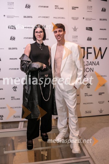  ... ;  Nino Ošlak, pevecLjubljana Fashion Week 2023, modne revije, tretji dan