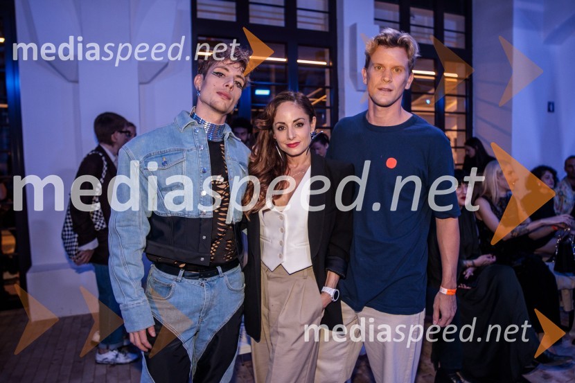  ... ;  Ana Klašnja, balerina;  Lukas Zuschlag, baletnik, koreografLjubljana Fashion Week 2023, modne revije, tretji dan