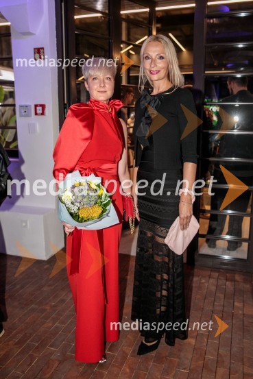  Nina Žnideršič, modna fotografinja;  Lali Sladjana Ilic, predsednica, društvo SILA IWCL - International Women's Club LjubljanaLjubljana Fashion Week 2023, modne revije, tretji dan