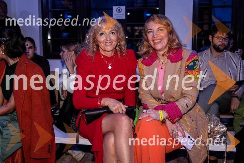  Lilijana Kastelic, oblikovalka;  Brigita Potočki, MJZ FashionLjubljana Fashion Week 2023, modne revije, tretji dan