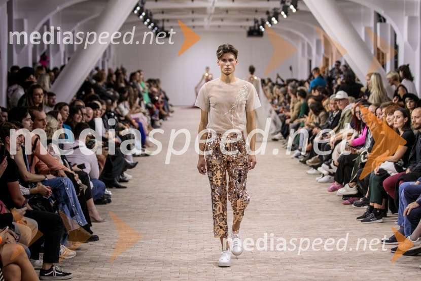  Žan  Ražem, modelLjubljana Fashion Week 2023, modne revije, tretji dan