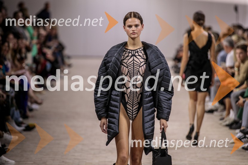  Katalina  Simonič, finalistka Miss Slovenije 2018Ljubljana Fashion Week 2023, modne revije, tretji dan