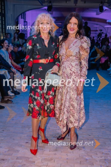  Lilijana Kastelic, oblikovalka;  Jasna Rozman Marčič, farmacevtkaLjubljana Fashion Week 2023, modne revije, četrti dan