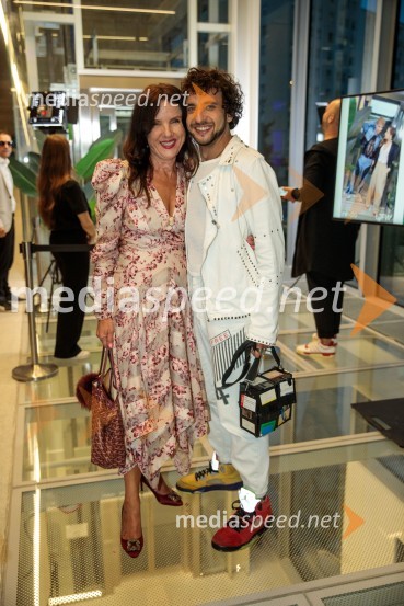  Jasna Rozman Marčič;  Loui Ferry, frizerLjubljana Fashion Week 2023, modne revije, četrti dan